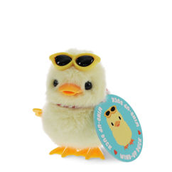 fluffy wind-up toy - duck