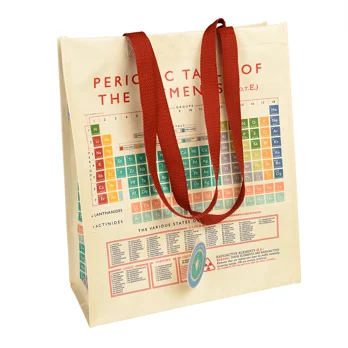 recycled shopping bag - periodic table recycled shopping bag - periodic table