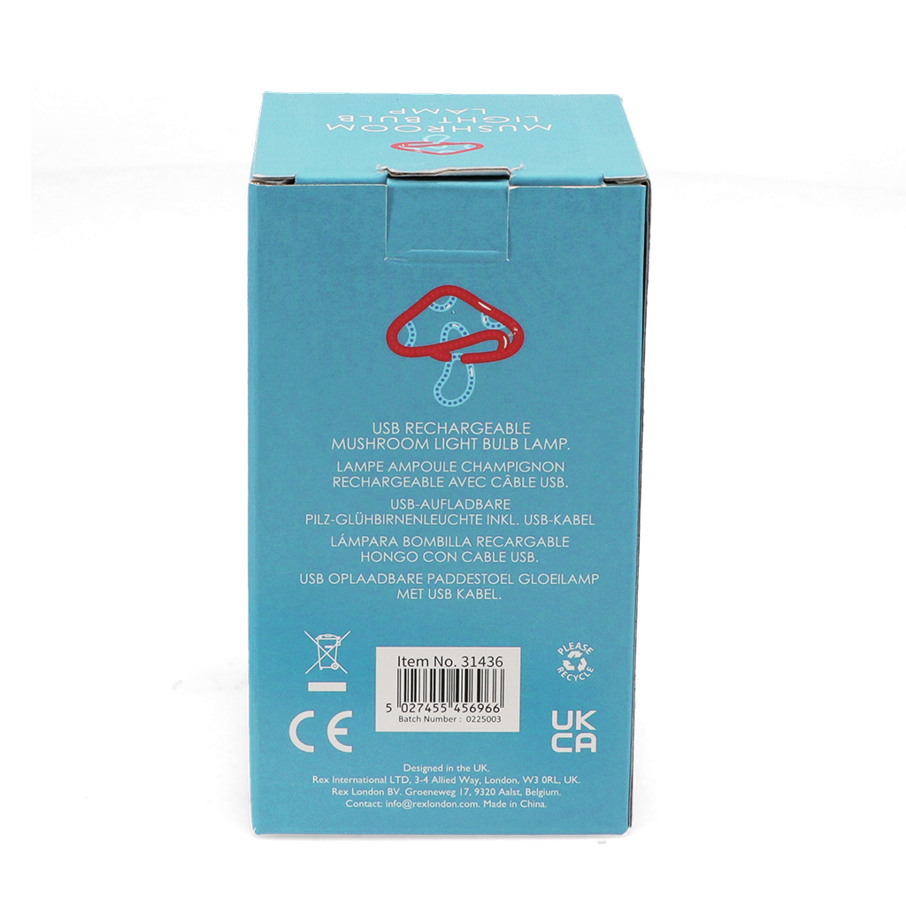 ampoule rechargeable usb - champignon