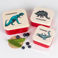 set de 3 boîtes à goûter prehistoric land
