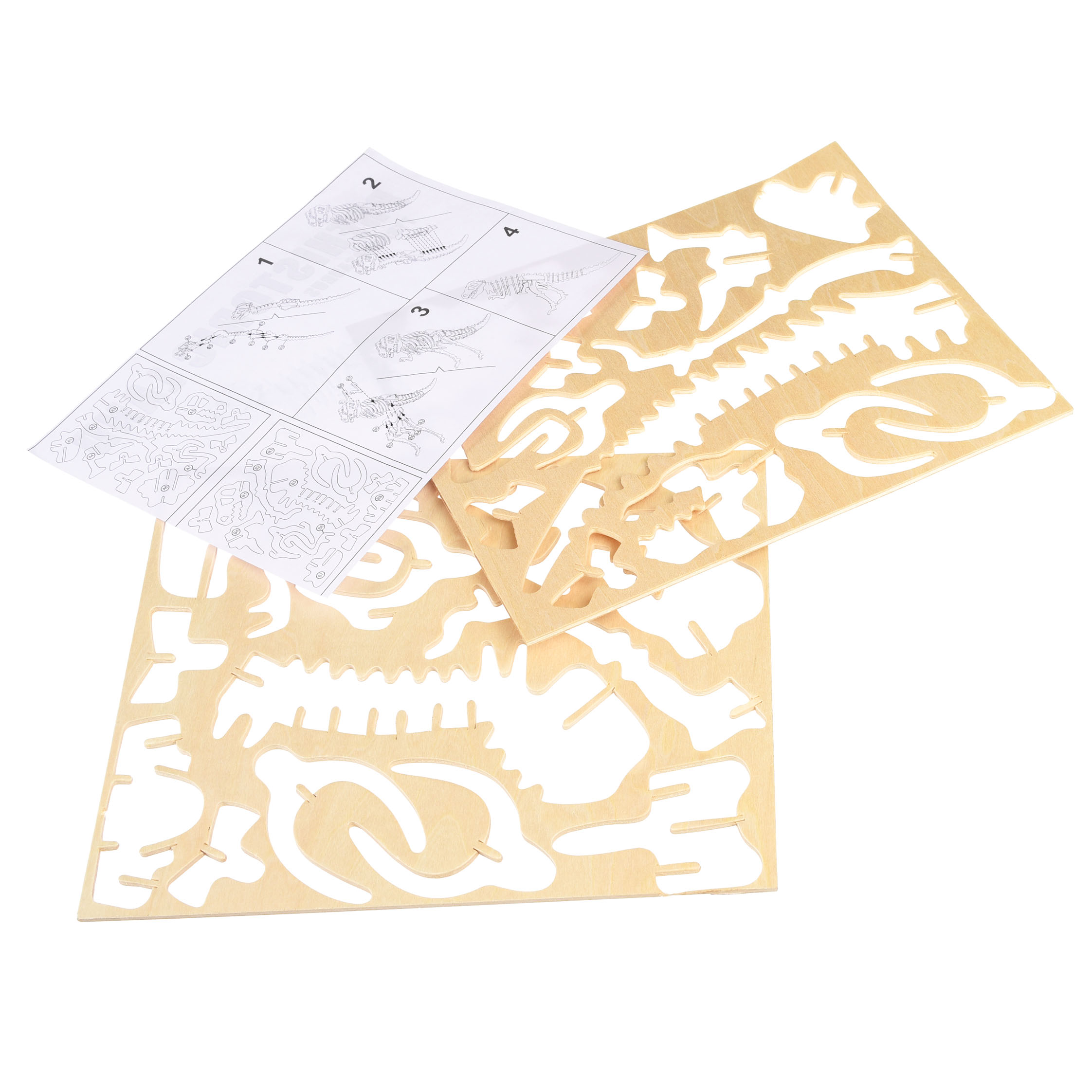 tyrannosaure puzzle 3d en bois