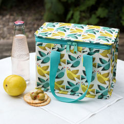 insulated lunch bag - love birds