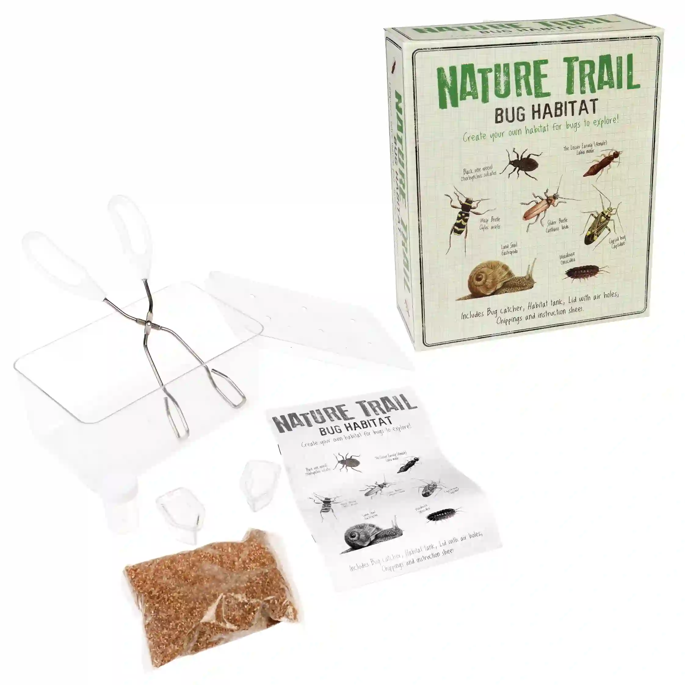 make your own bug habitat - nature trail