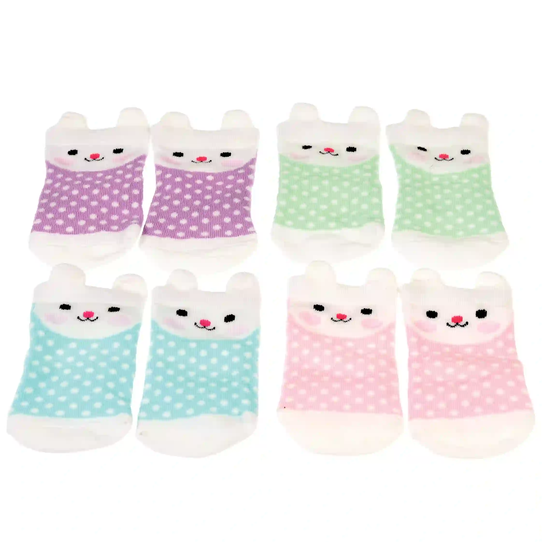 chaussettes bébé lapin (4 paires)