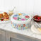 round cake tin - wild flowers