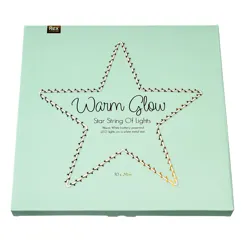 metallstern mit led lichtern - 30cm metallstern mit led lichtern - 30cm