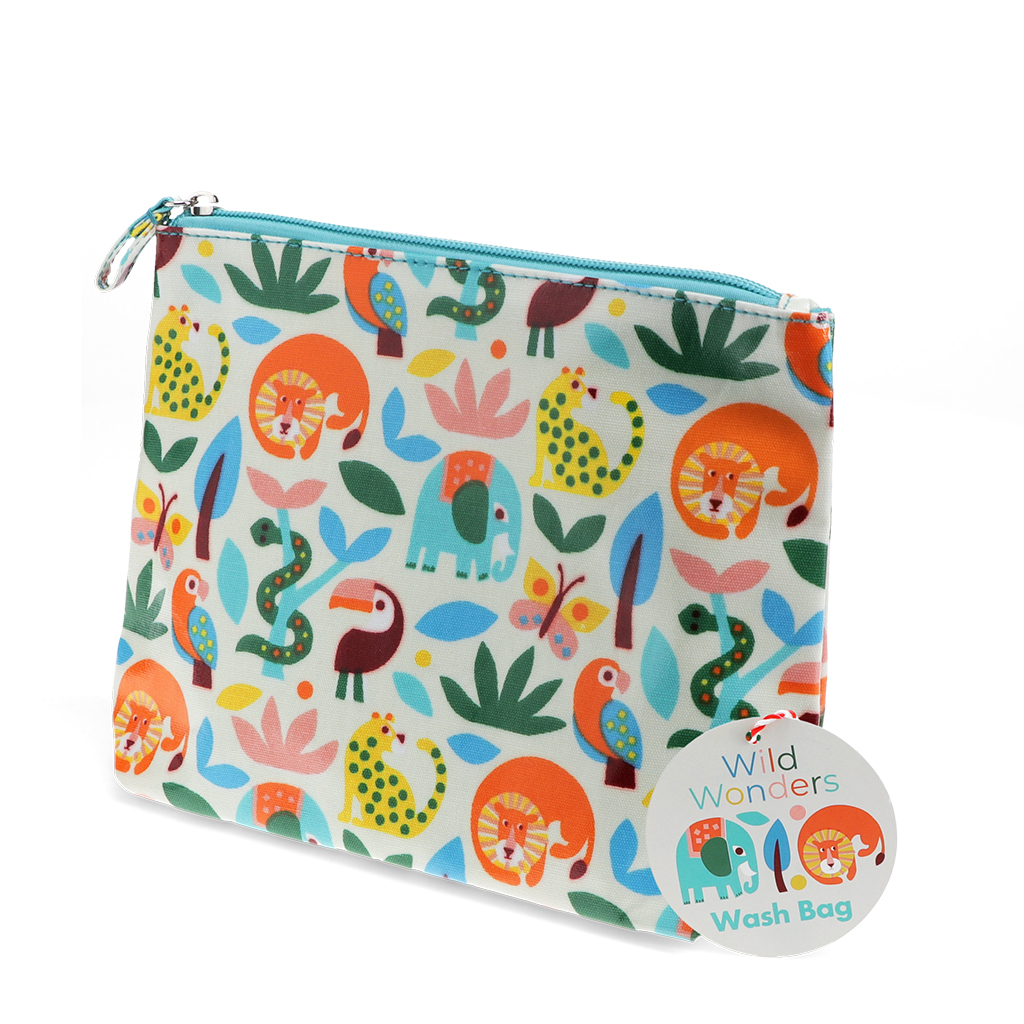 children's wash bag - wild wonders