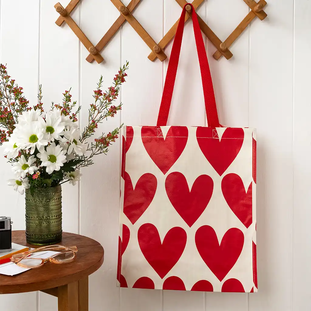 shopping bag - hearts