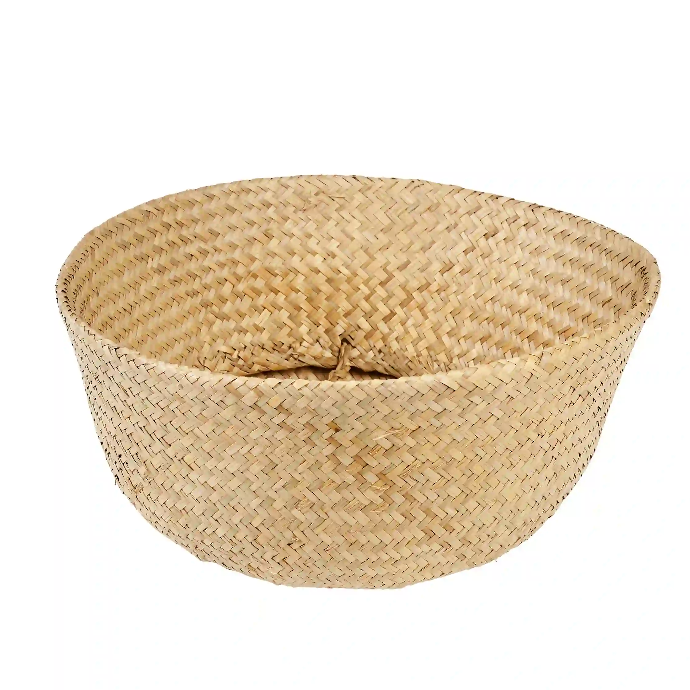 medium seagrass basket - natural