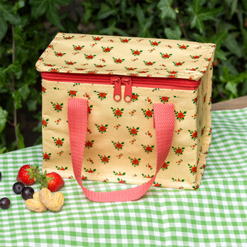 insulated lunch bag - french rose