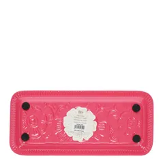 enamel trinket tray - vibrant pink enamel trinket tray - vibrant pink