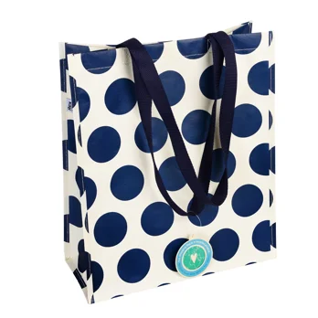 sac à provisions spotlight bleu marine sur blanc sac à provisions spotlight bleu marine sur blanc