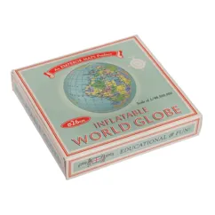 inflatable world globe - world map