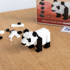 build your own animal model brick kit - panda