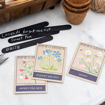 pack of flower seeds - your garden