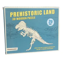 3d-dinosaurier-puzzle aus holz tyrannosaurus