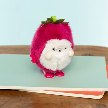 fluffy wind-up toy - pitaya (dragon fruit)