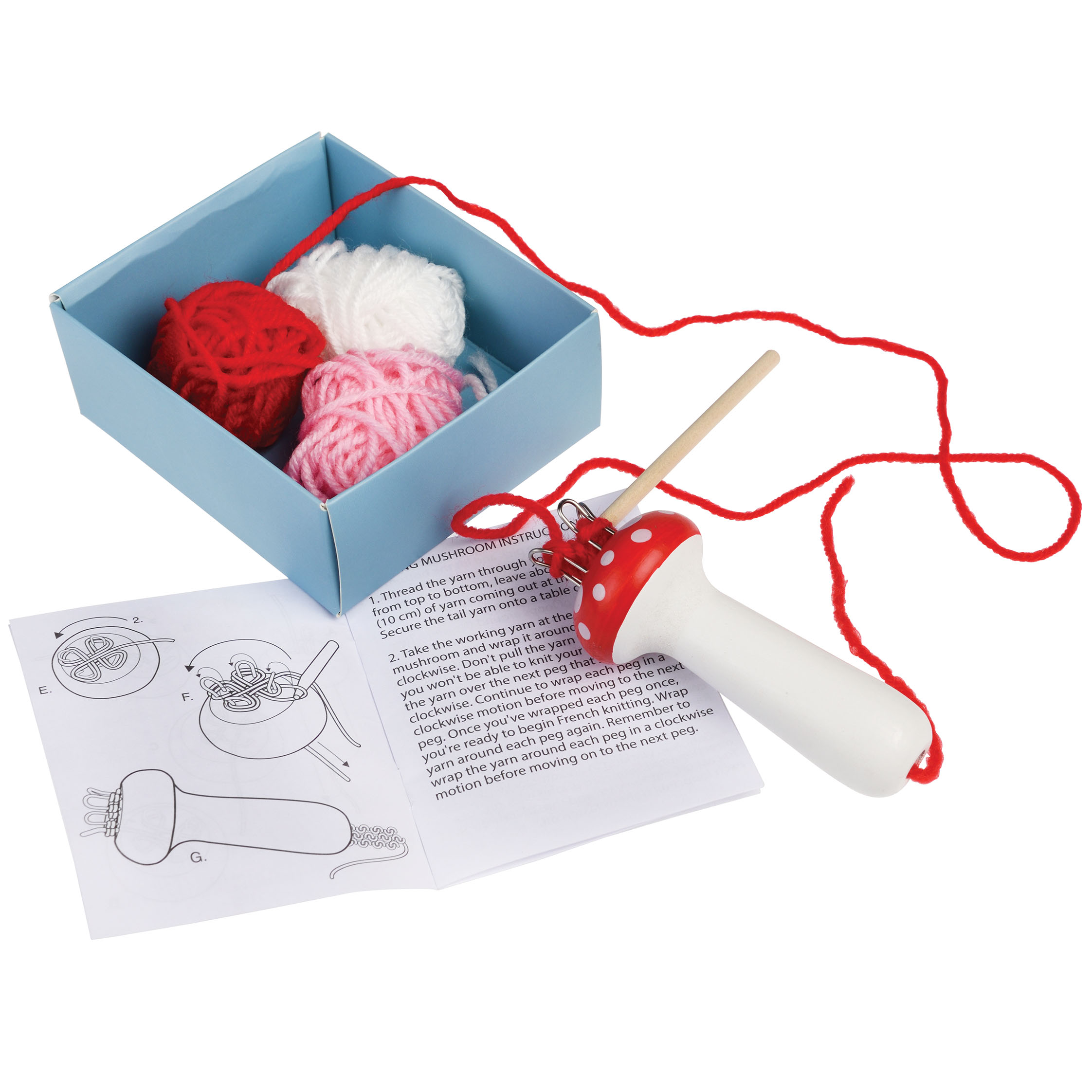knitting mushroom kit