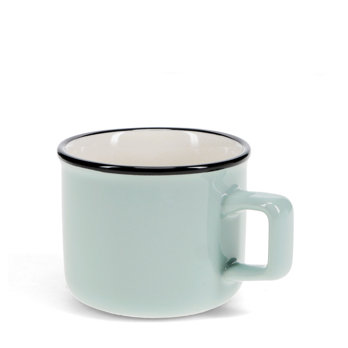 stoneware espresso mug 125ml - light blue
