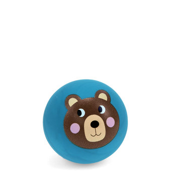 hüpfender flummiball - bär (blau)