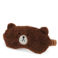 masque de sommeil de voyage peluche - bob l'ours