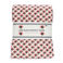 hand block-printed snuggle throw (120 x 160cm) - red flower