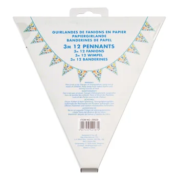 paper bunting (3 metres) - wild wonders paper bunting (3 metres) - wild wonders