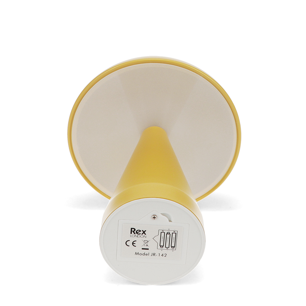 dimmable mushroom touch lamp - mustard yellow