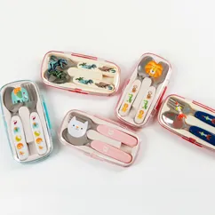 children's cutlery set - cookie the cat children's cutlery set - cookie the cat