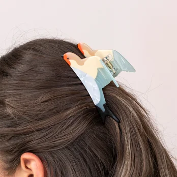 hair claw clip - parakeet hair claw clip - parakeet