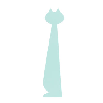 règle en bois - chat bleu