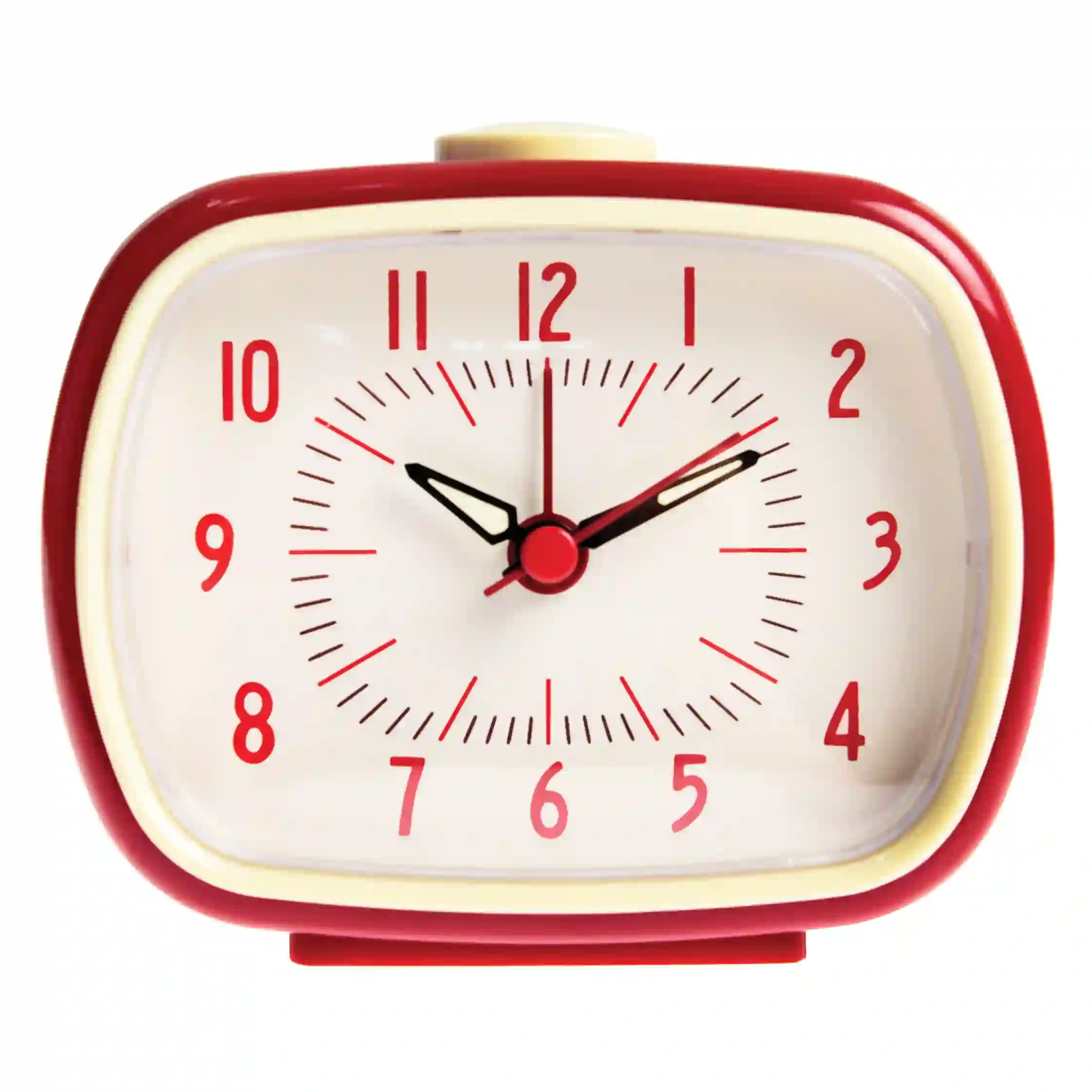 retro alarm clock - red