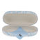 sunglasses case & cleaning cloth - blue bows