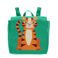 mini-kinderrucksack aus canvas-stoff - tiger