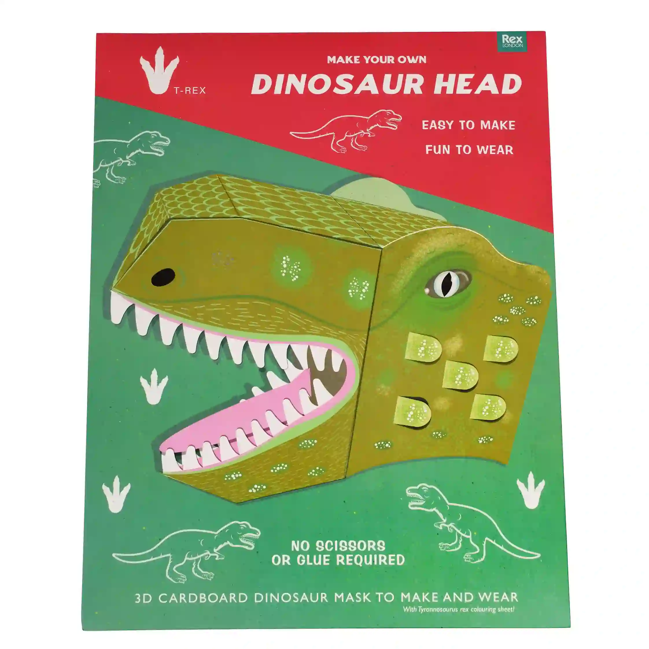 make your own dinosaur head