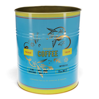 xl storage tins (set of 2) - leopard