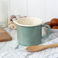 enamel measuring jug 1ltr - pistachio green