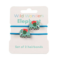 haargummis wild wonders elephant (2-er set)