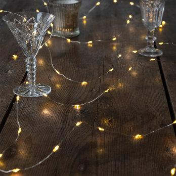 warm glow string of led lights (3 metres)