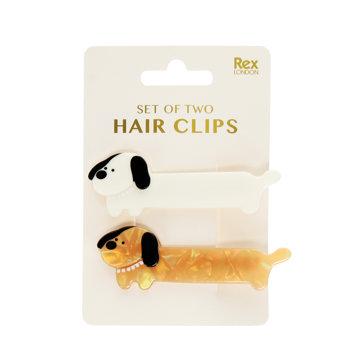 pinces à cheveux (lot de 2) - teckels