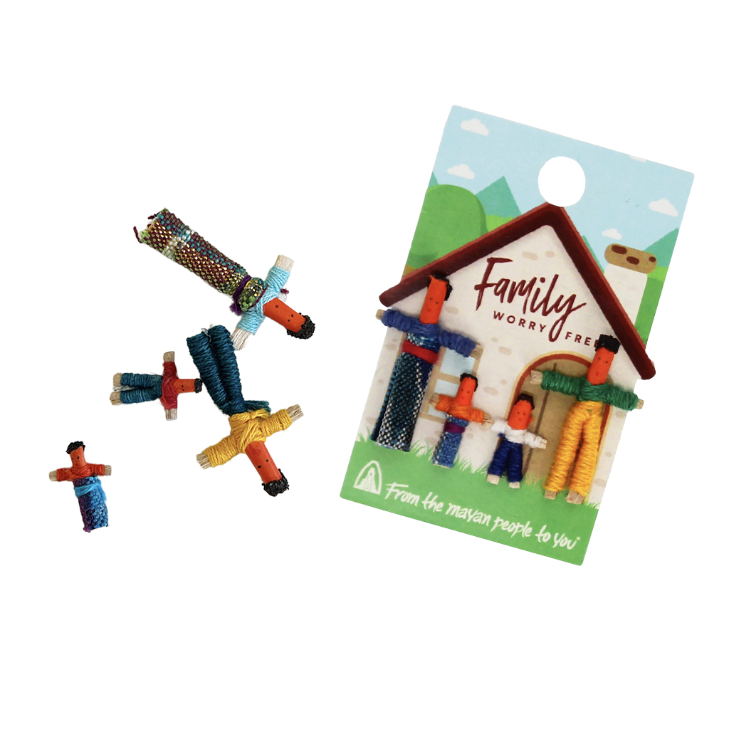 worry dolls (set of 4) - worry free family