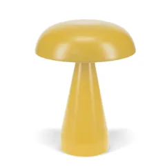 lampe de table champignon à intensité variable tactile - jaune moutarde lampe de table champignon à intensité variable tactile - jaune moutarde