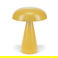 dimmable mushroom touch lamp - mustard yellow