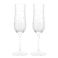 champagnergläser mit eingeschliffenen sternen 200ml (2-er set) - klar