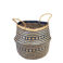 seagrass basket - navy blue