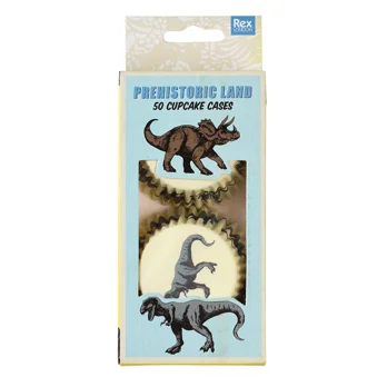 cupcake cases (pack of 50) - prehistoric land cupcake cases (pack of 50) - prehistoric land