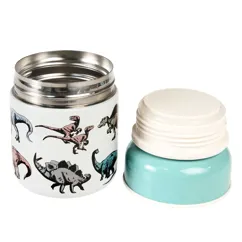 stainless steel food flask - prehistoric land stainless steel food flask - prehistoric land