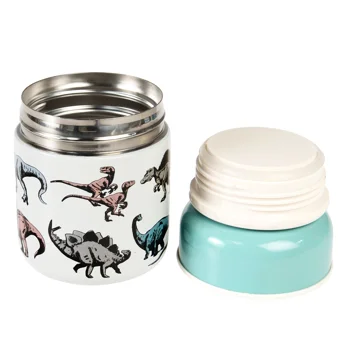 stainless steel food flask - prehistoric land stainless steel food flask - prehistoric land