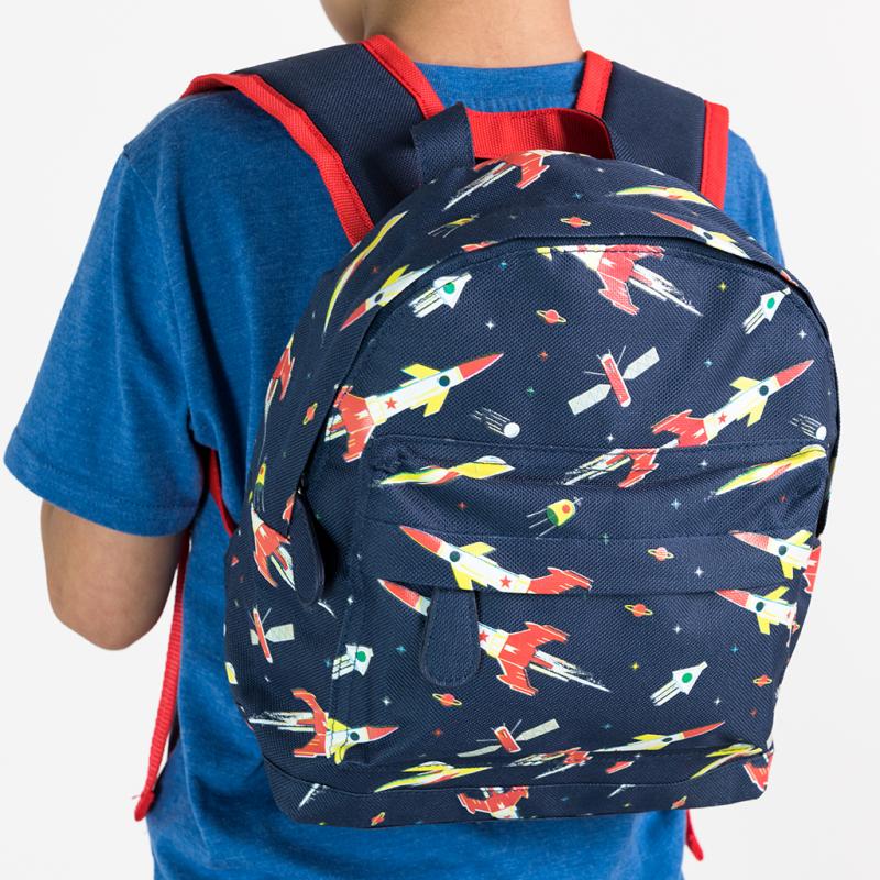 mini children's backpack - space age