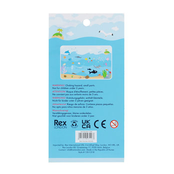 3d - aufkleber - meeresbewohner